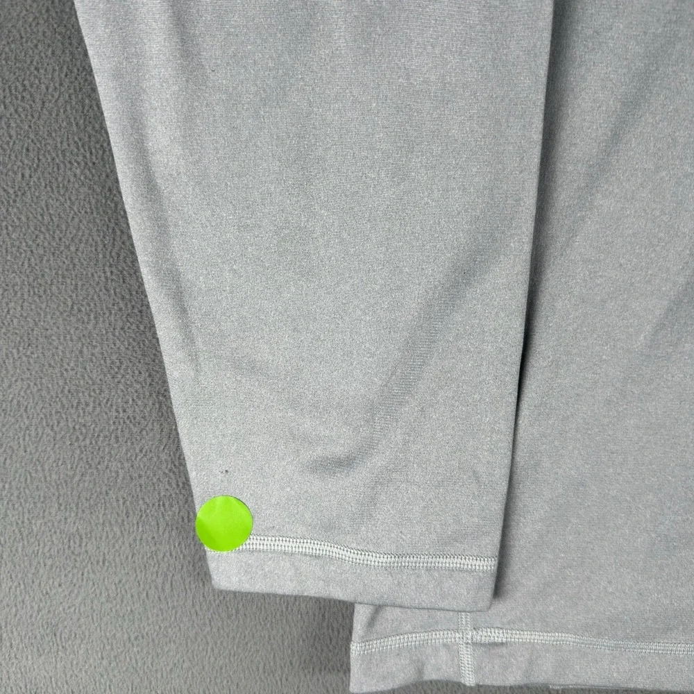 North Face Quarter Zip Mens 2XL‎ Grey Tech Fleece Performance Hiking Outdoor